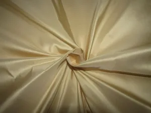 100% PURE SILK TAFFETA fabric 35 momme CREAMY GOLD colour 54&quot; wide TAF305[2]