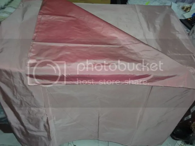 100% Pure SILK TAFFETA FABRIC Iridescent Pink x Ivory color 54&quot; wide  by they yard