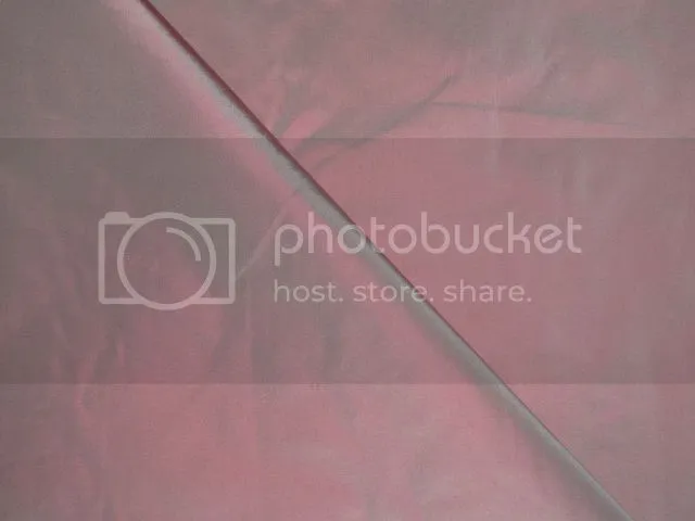 100% Pure SILK TAFFETA FABRIC Iridescent Pink x Ivory color 54&quot; wide  by they yard