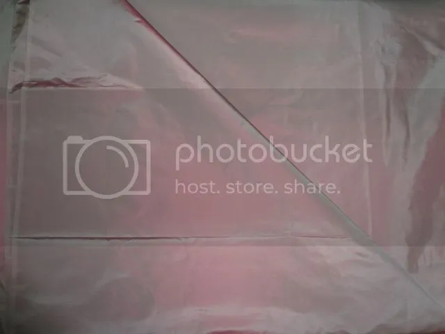 100% Pure SILK TAFFETA FABRIC Iridescent Pink x Ivory color 54&quot; wide  by they yard