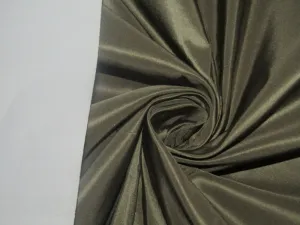 100% PURE SILK TAFFETA FABRIC OLIVE color 54" wide TAF187[8]