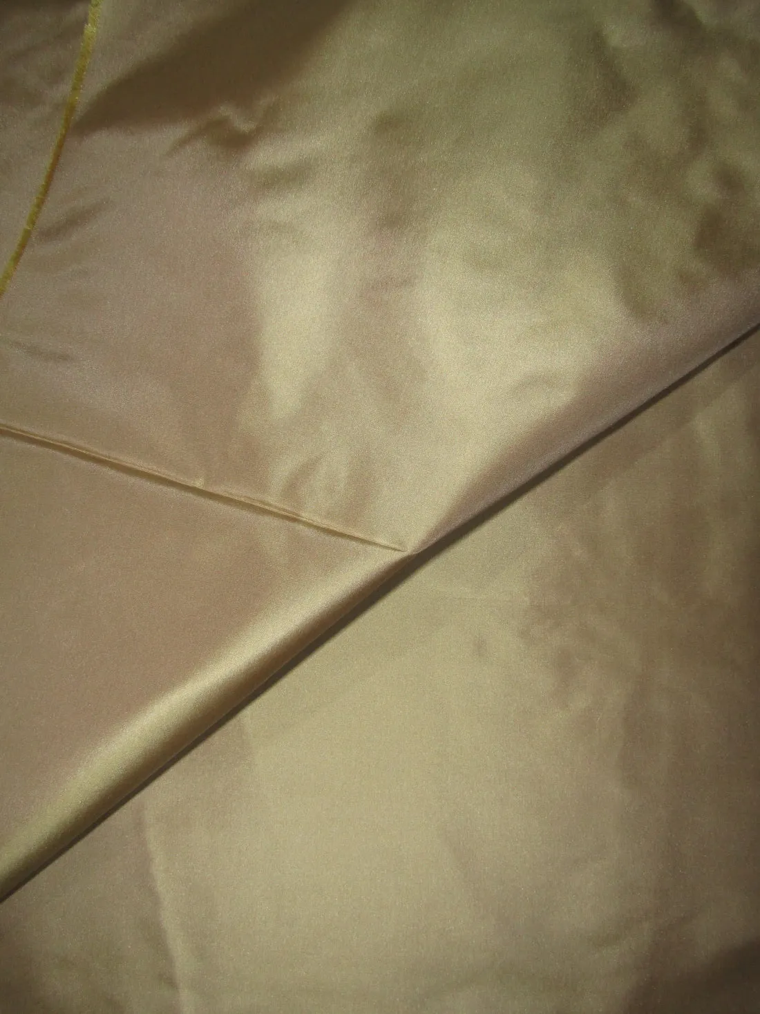 100% PURE SILK TAFFETA golden beige 31 momme TAF303[3] 54&quot; wide