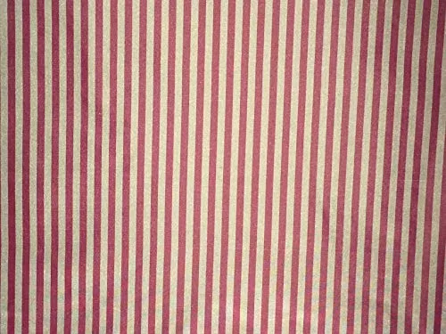 100% Silk Taffeta ~ Tan Wine 4 mm Stripe TAFS3[1] 54&quot; wide