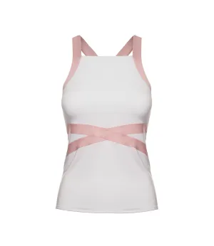 196055-100 | CRISS-CROSS TANK | WHITE