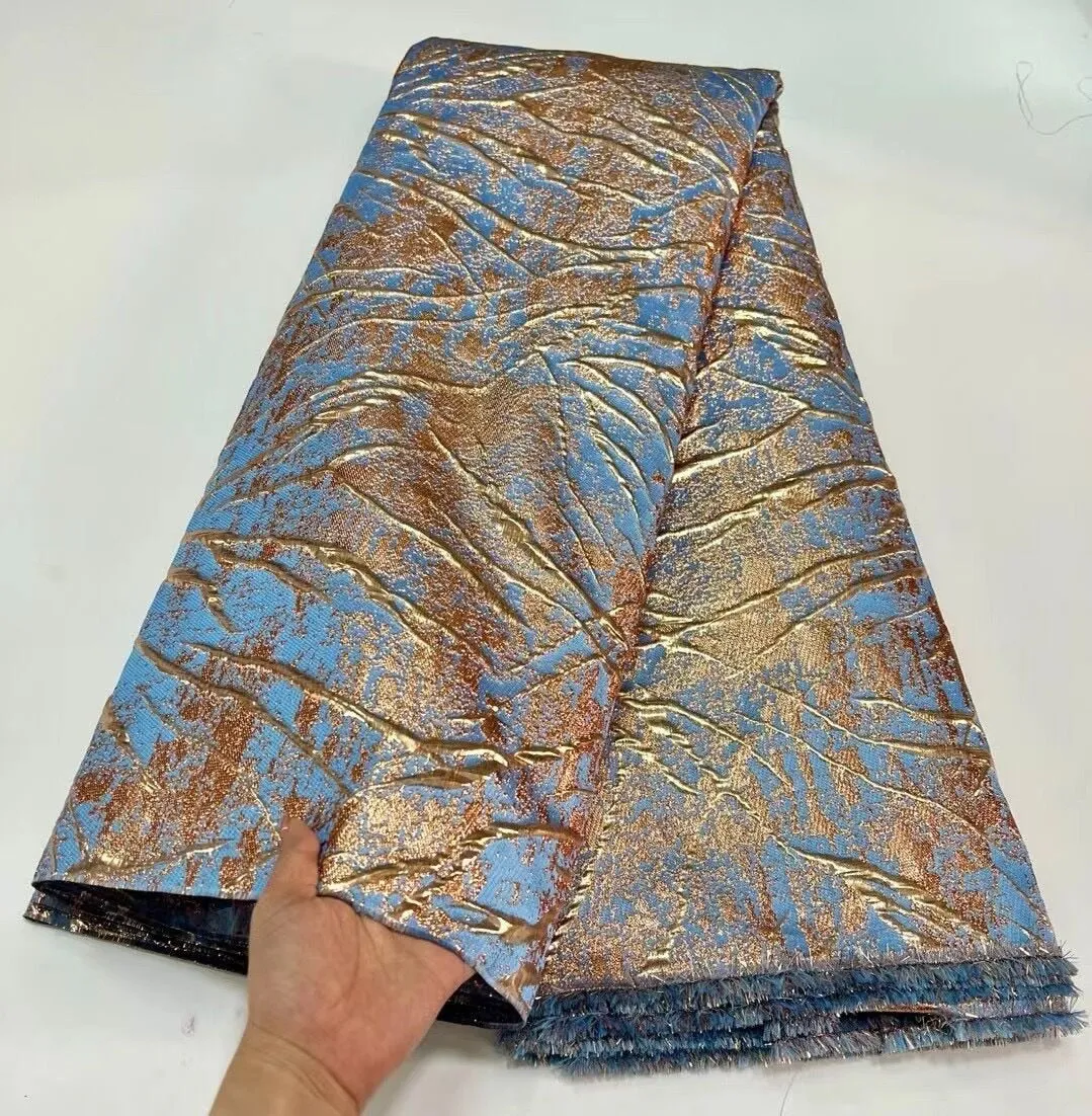 5 YARDS / 5 COLORS / Jerom Abstract Viscose Jacquard Woven Fabric for Dresses, Jackets, Suits, Shirts, Skirts Lining