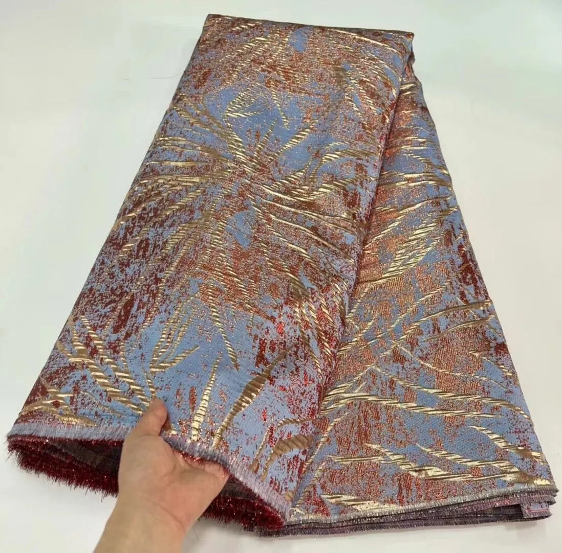 5 YARDS / 5 COLORS / Jerom Abstract Viscose Jacquard Woven Fabric for Dresses, Jackets, Suits, Shirts, Skirts Lining