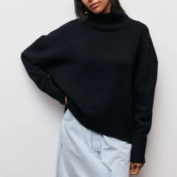 ﻿Agata - Knitted Turtleneck Sweater