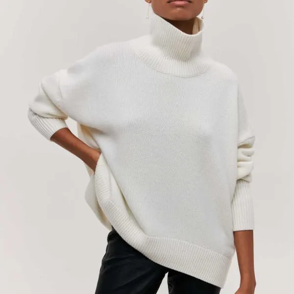 ﻿Agata - Knitted Turtleneck Sweater