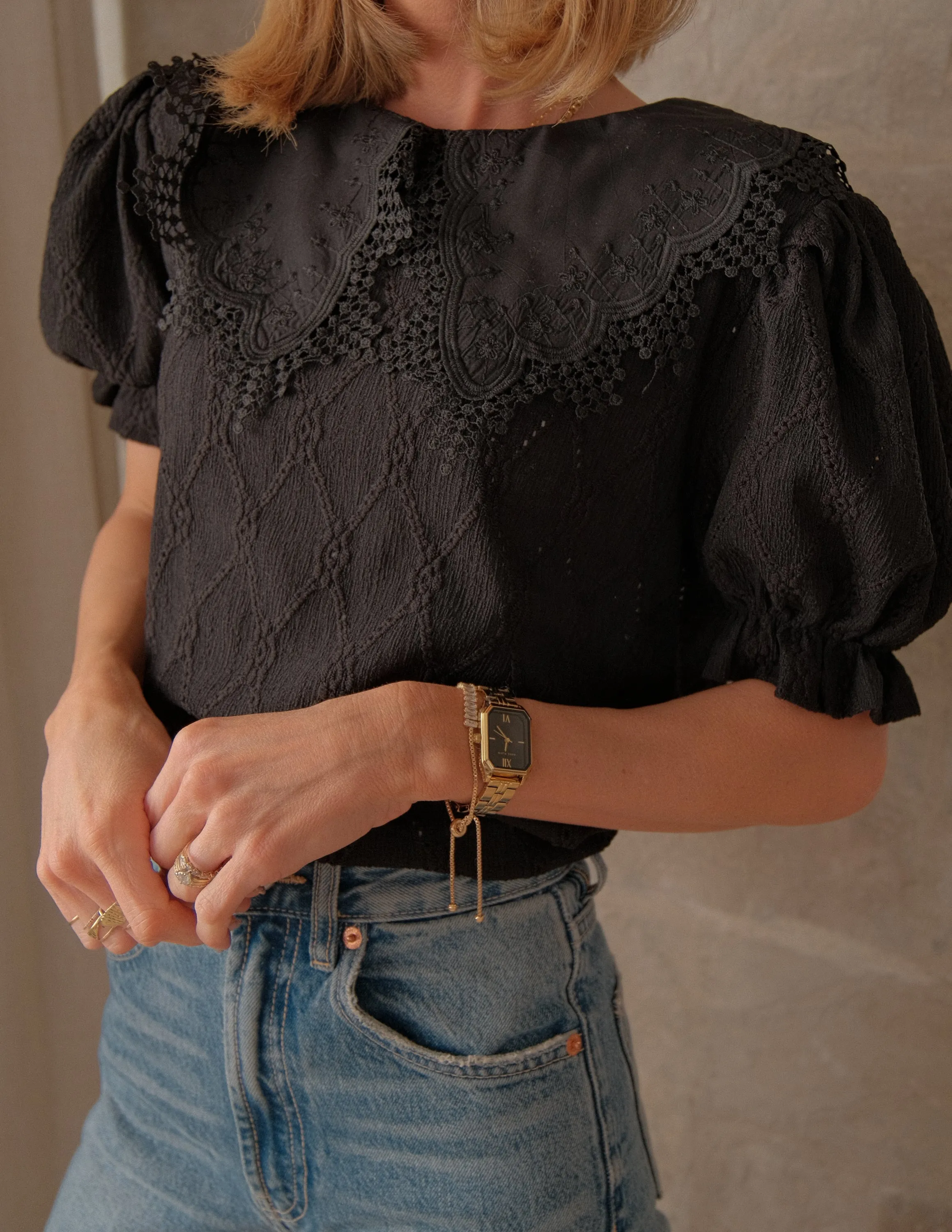 Agnetha Lace Top