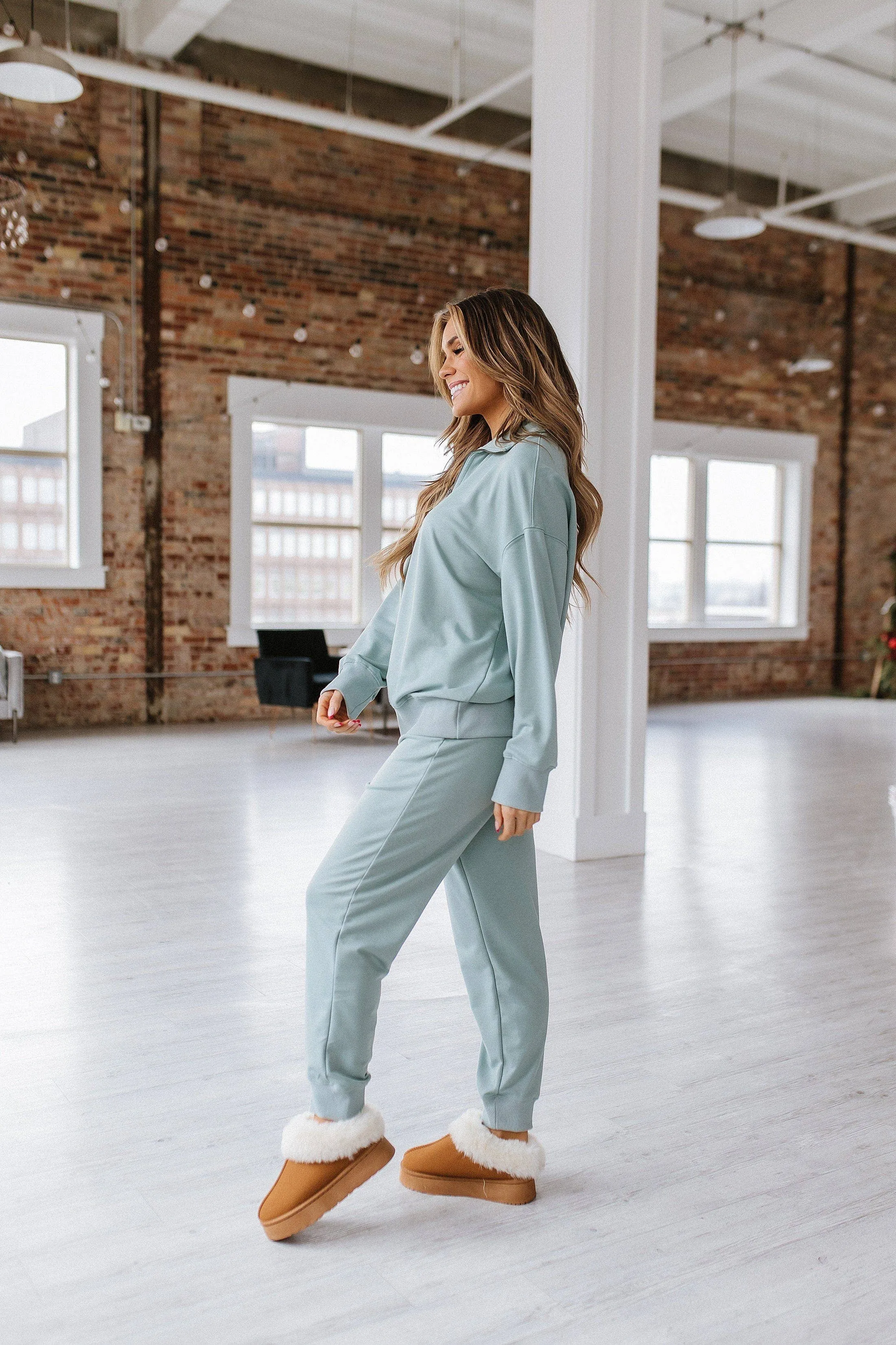 Alison Half Zip Loungewear Set