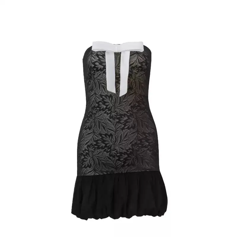 Amozae-Christmas Outfits New Year's Eve Dress Night Out Club Dresses cute winter outfits Emery Strapless Mini Dress
