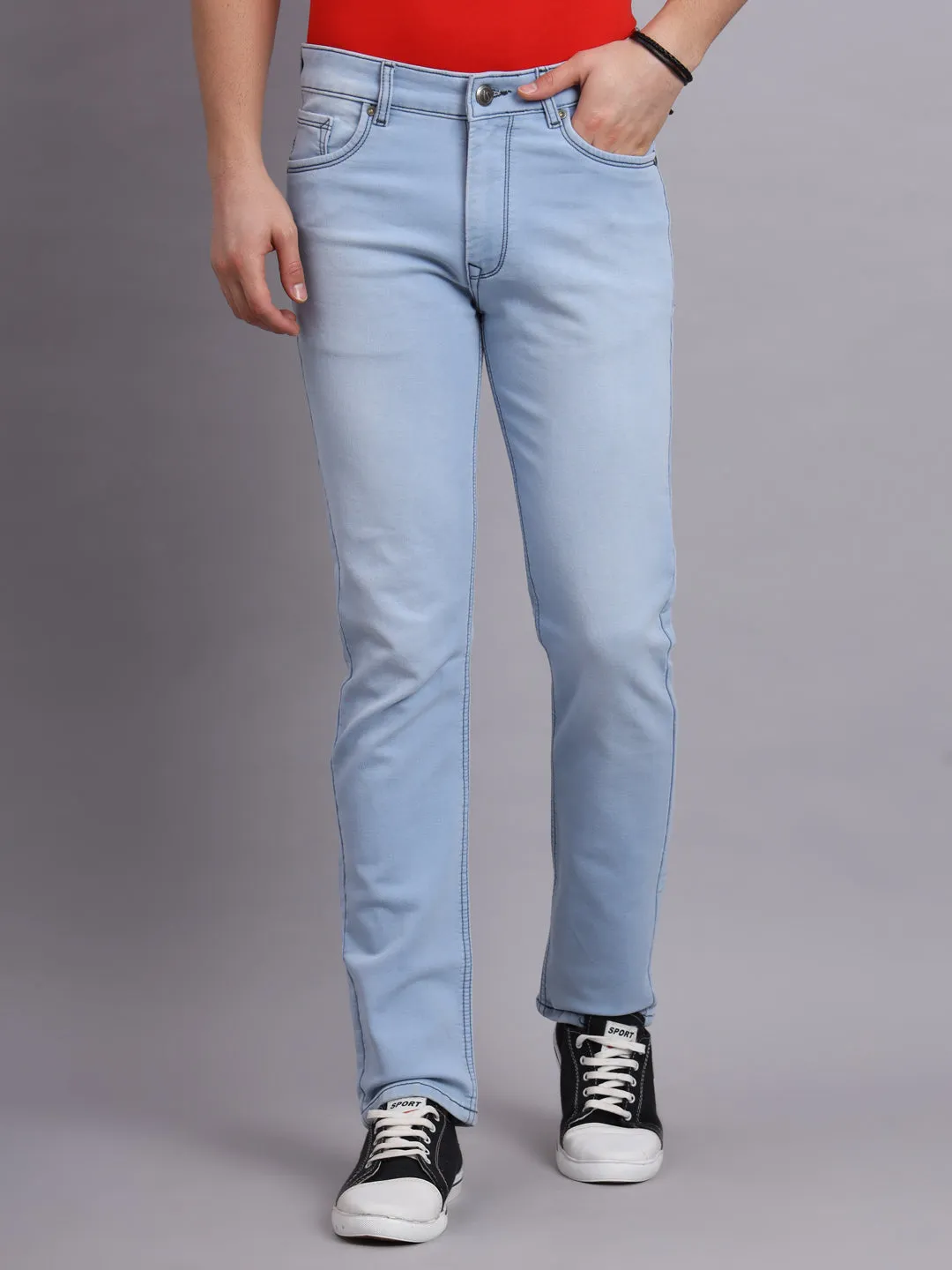 Amswan Premium Light Carbon Blue Men'S Jeans