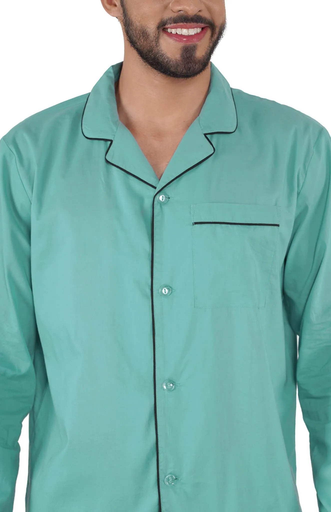 Aqua Marine | Lounge Wear Set | 100% Cotton