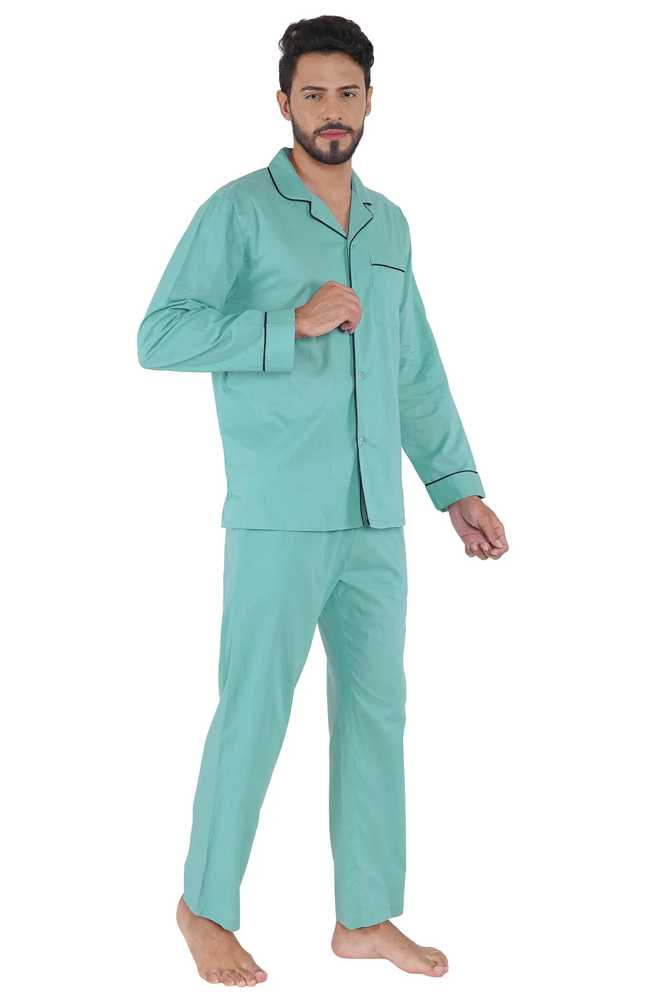 Aqua Marine | Lounge Wear Set | 100% Cotton