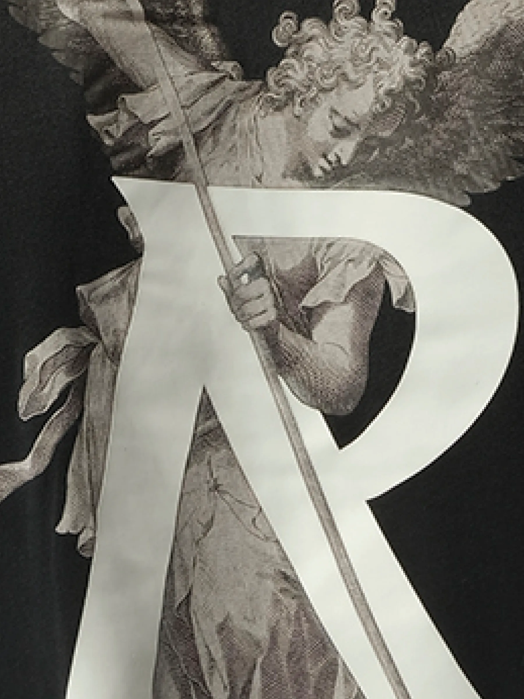 Archangel T-Shirt in Stained Black