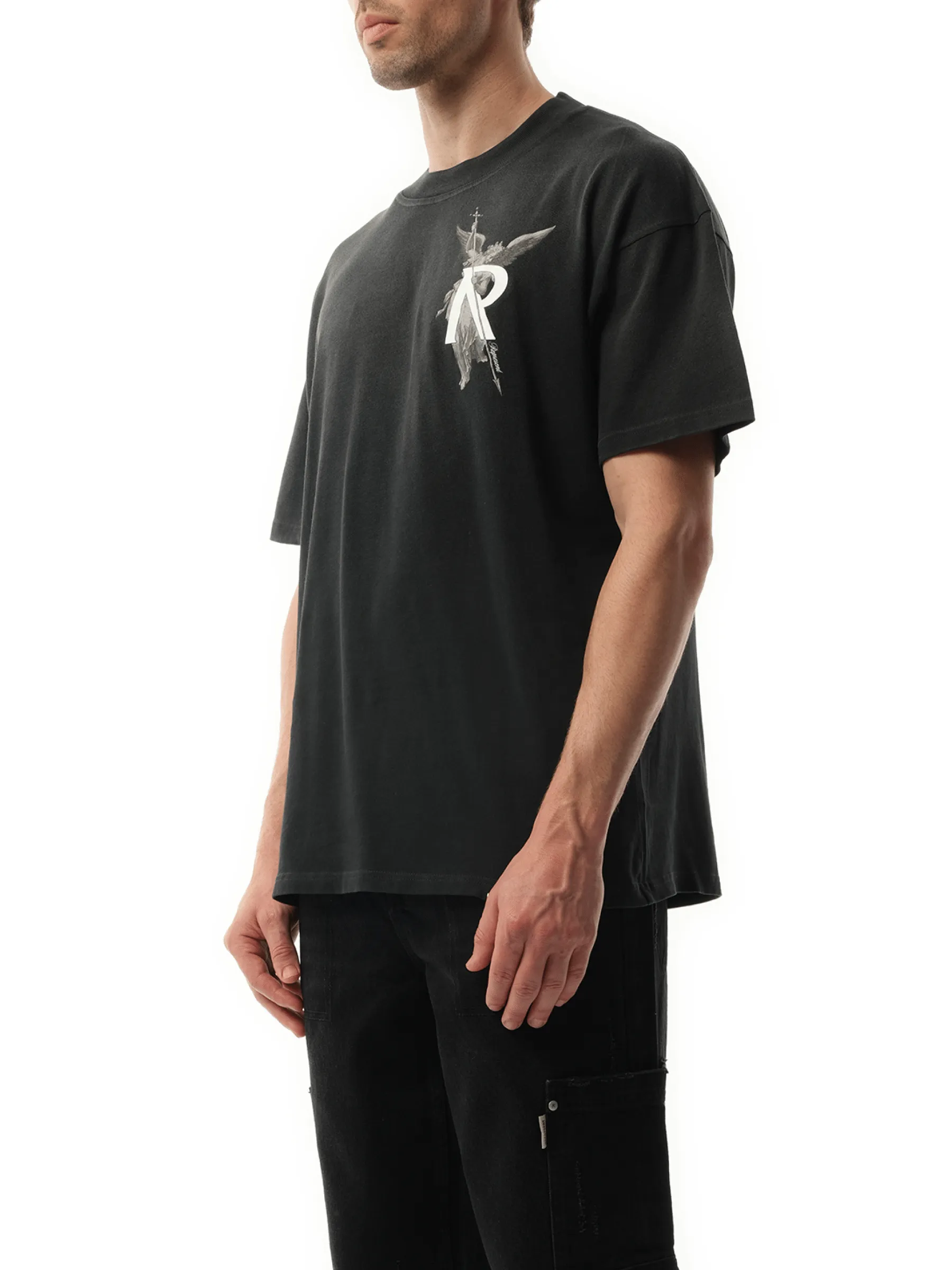 Archangel T-Shirt in Stained Black