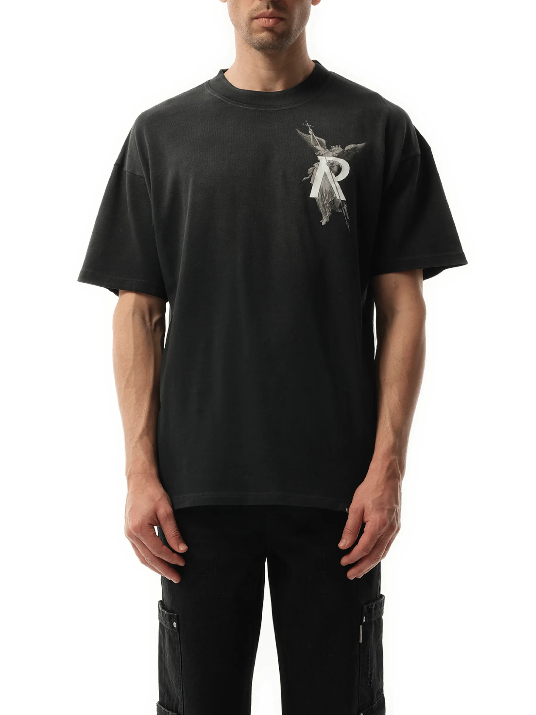 Archangel T-Shirt in Stained Black