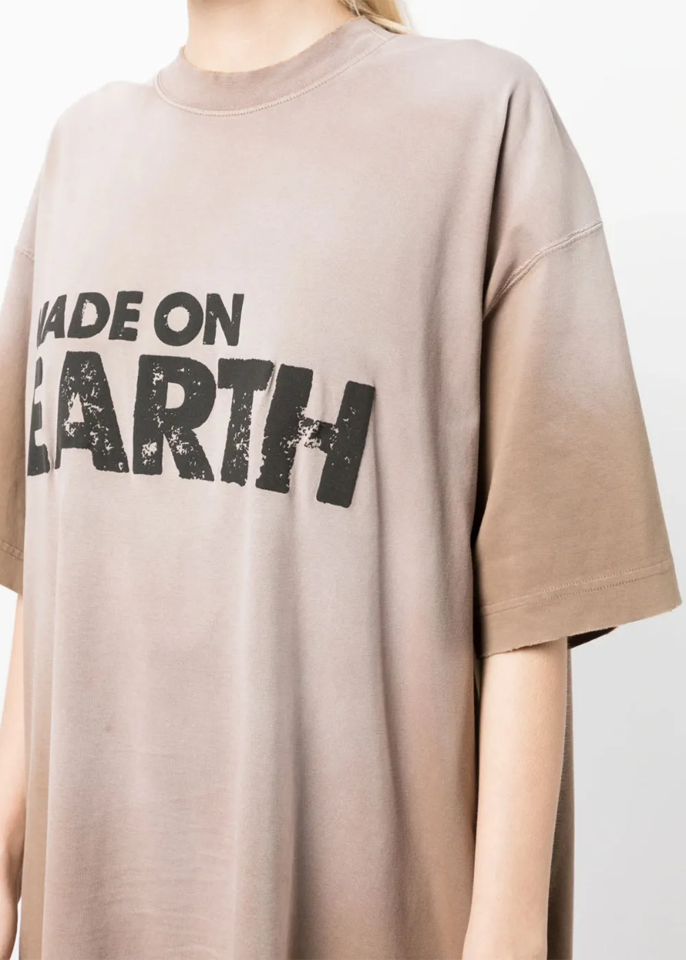 Beige Made On Earth T-Shirt
