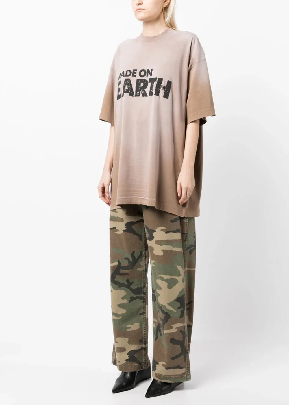 Beige Made On Earth T-Shirt