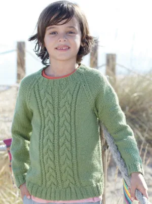 Boys Cable Sweaters in Sirdar Supersoft Aran (2455)