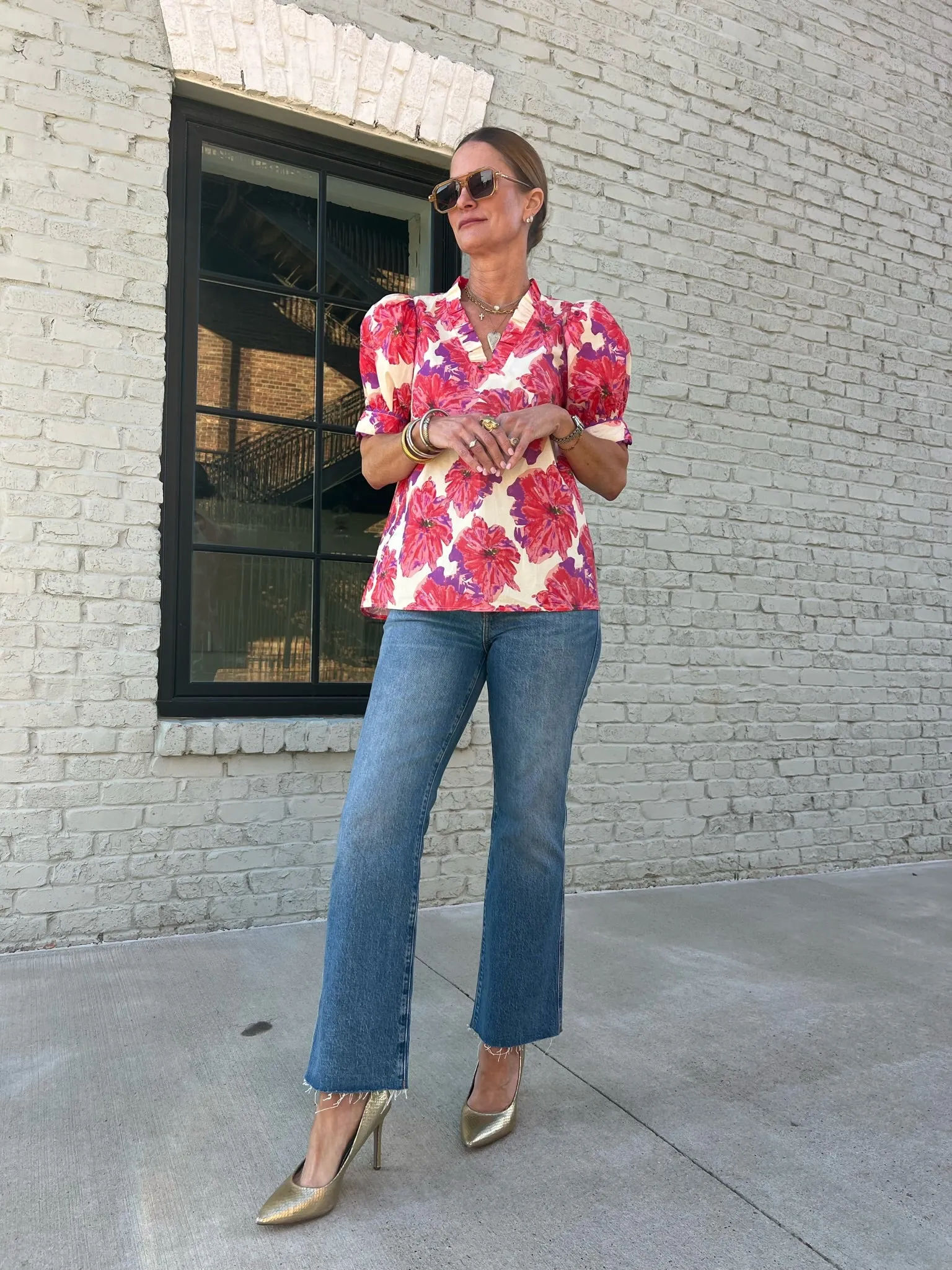Bursting Florals Blouse