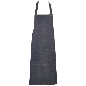 Butchers Bib Apron Unwashed Dark Denim 70 x 90cm