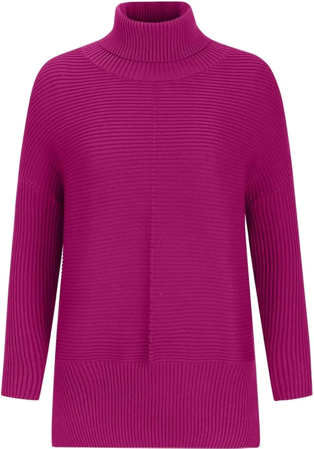 ChicCrate Women's Oversized Turtleneck Sweaters Casual Long Sleeve Tunic Sweater Chunky Knit Pullover Tops Blouse