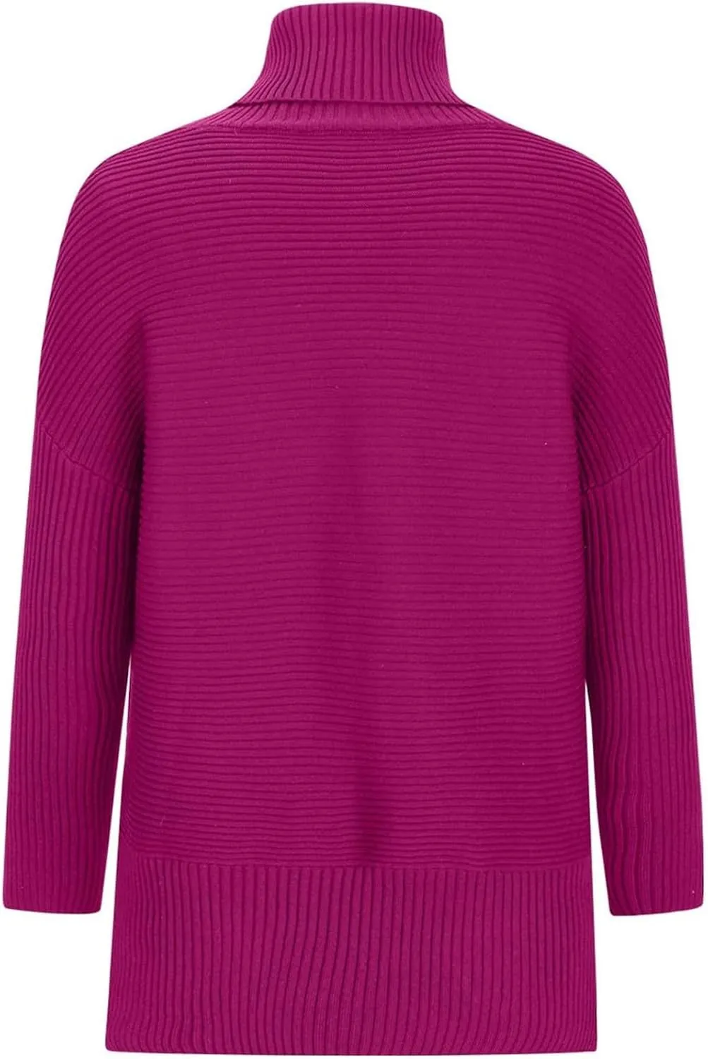 ChicCrate Women's Oversized Turtleneck Sweaters Casual Long Sleeve Tunic Sweater Chunky Knit Pullover Tops Blouse