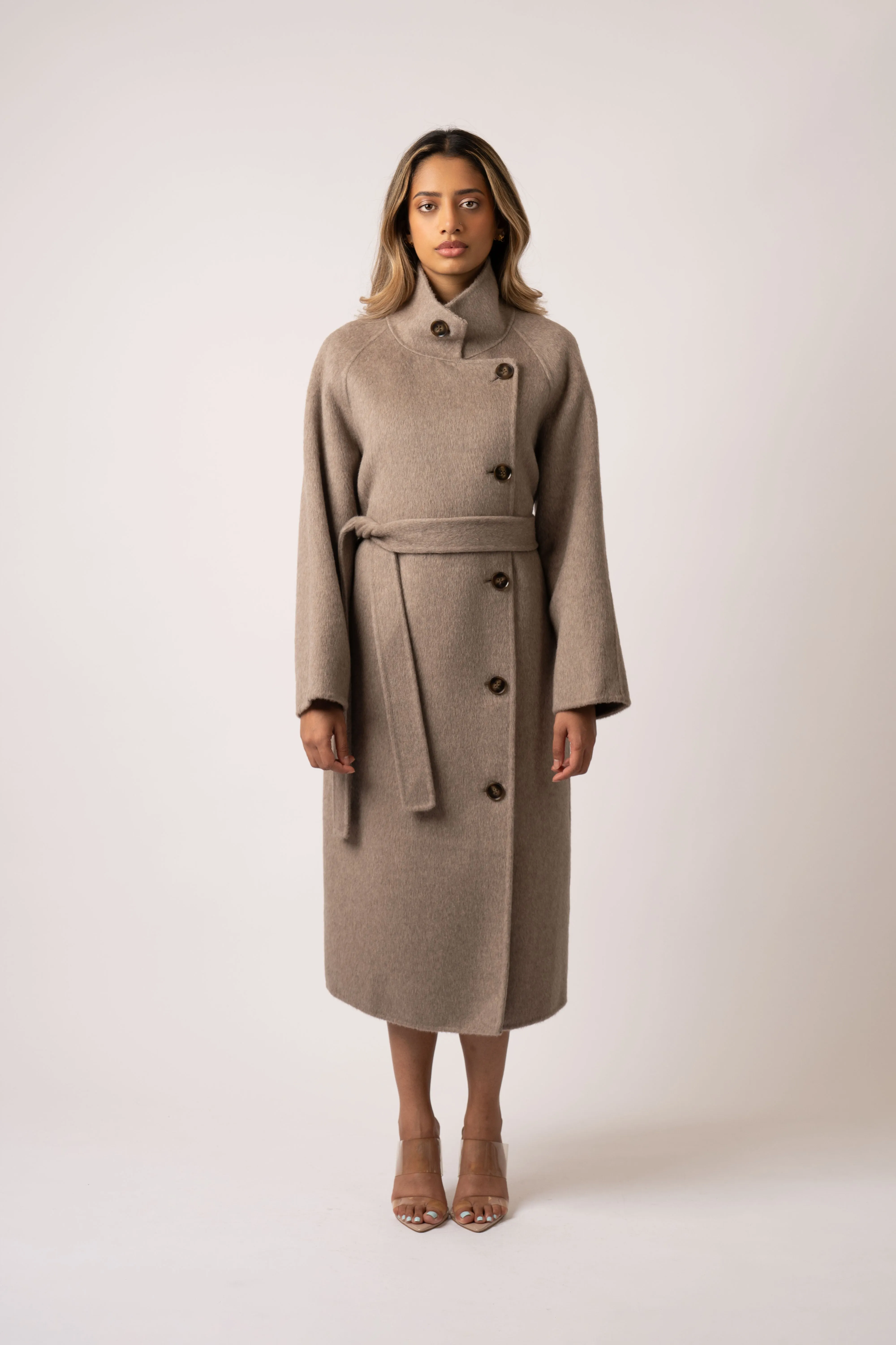 Clay Wool Cashmere Coat