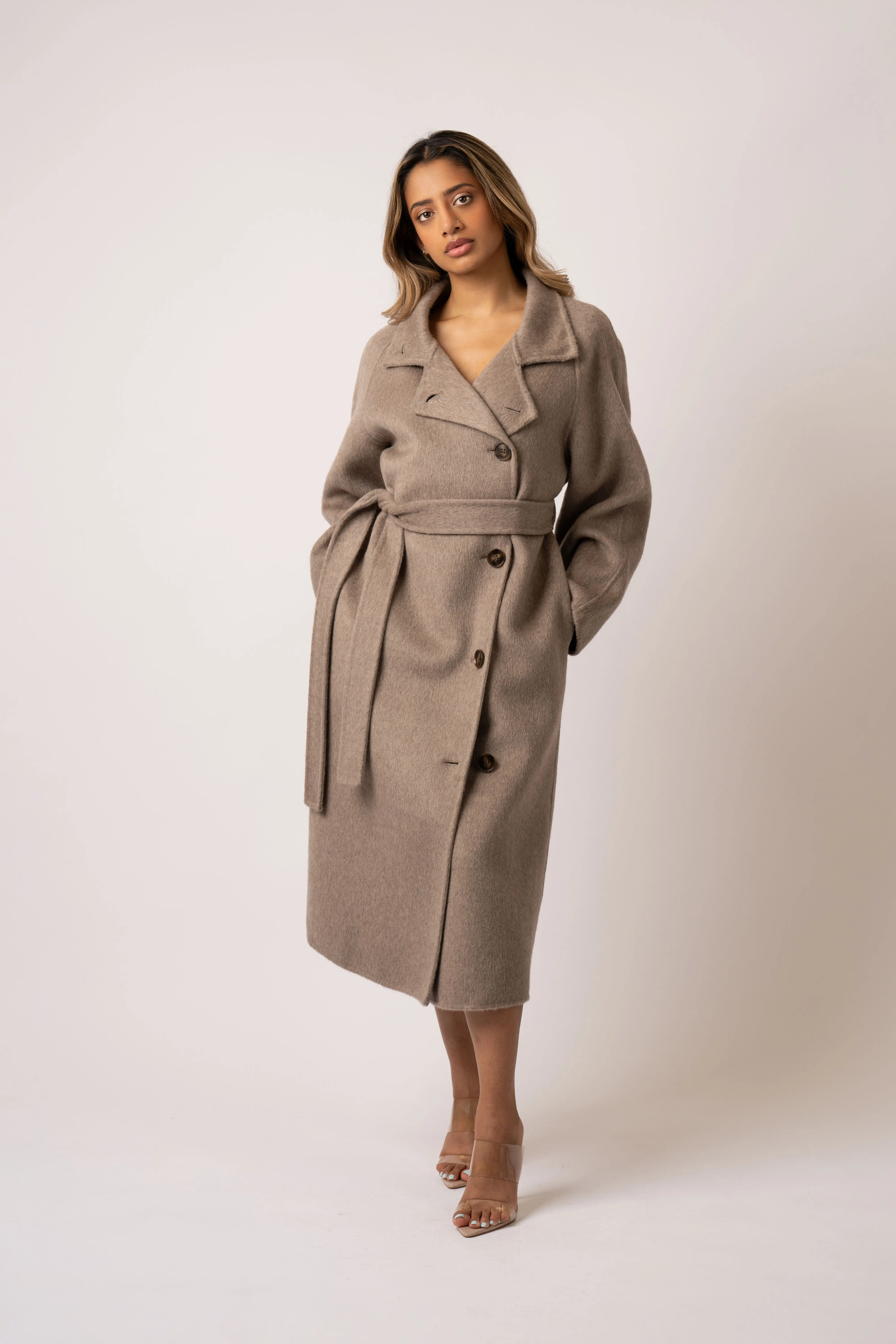 Clay Wool Cashmere Coat