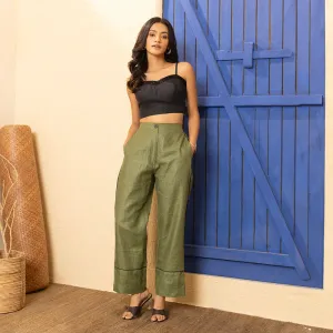 Co-Ord Set For Women | Hemp | Olive