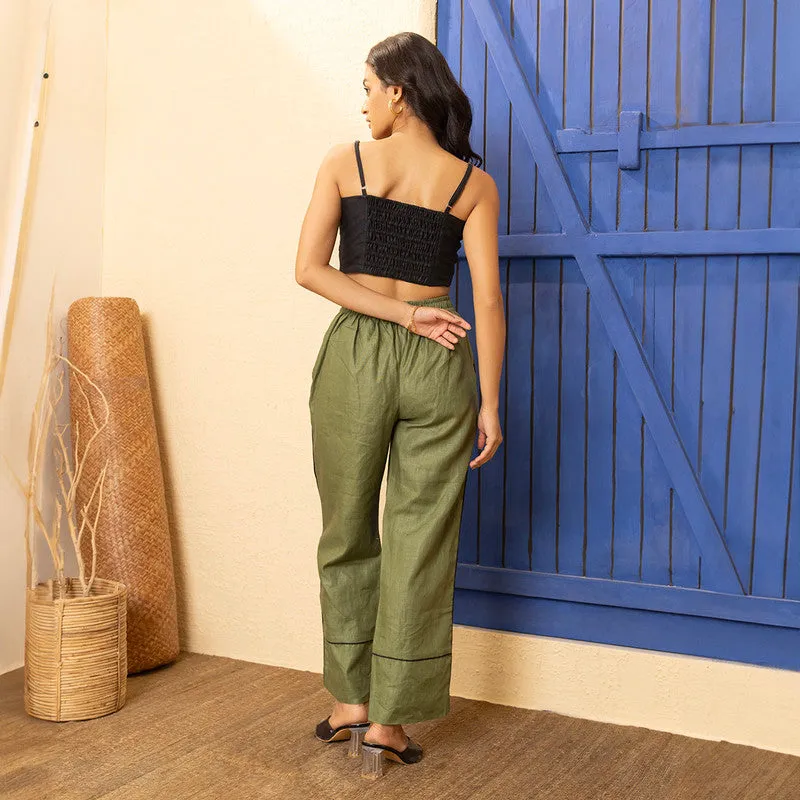 Co-Ord Set For Women | Hemp | Olive