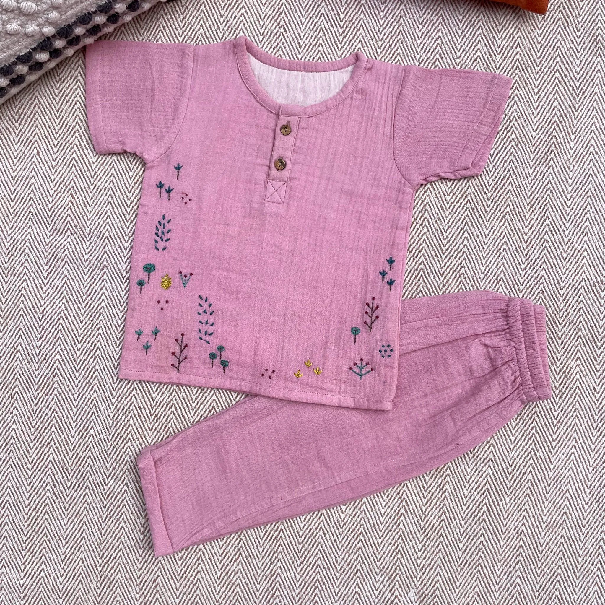 Crinkled muslin Autumn Co-ord