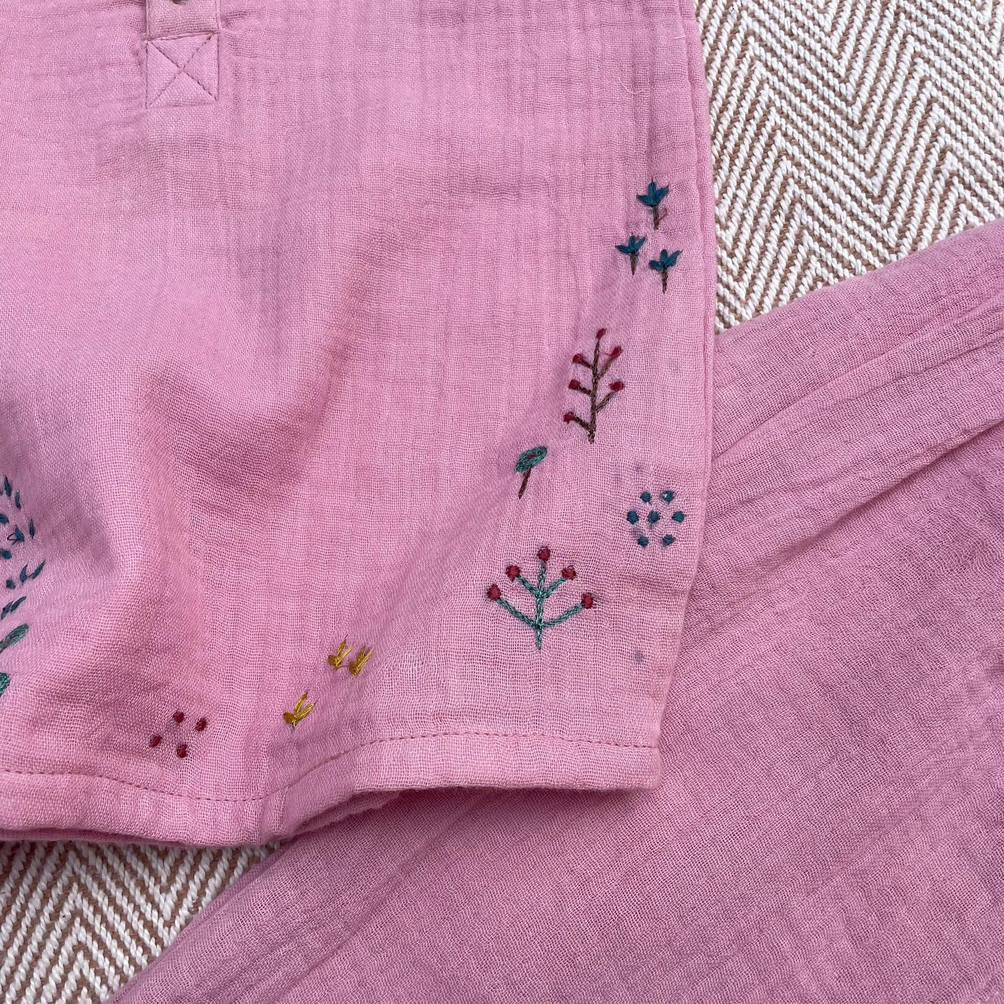 Crinkled muslin Autumn Co-ord