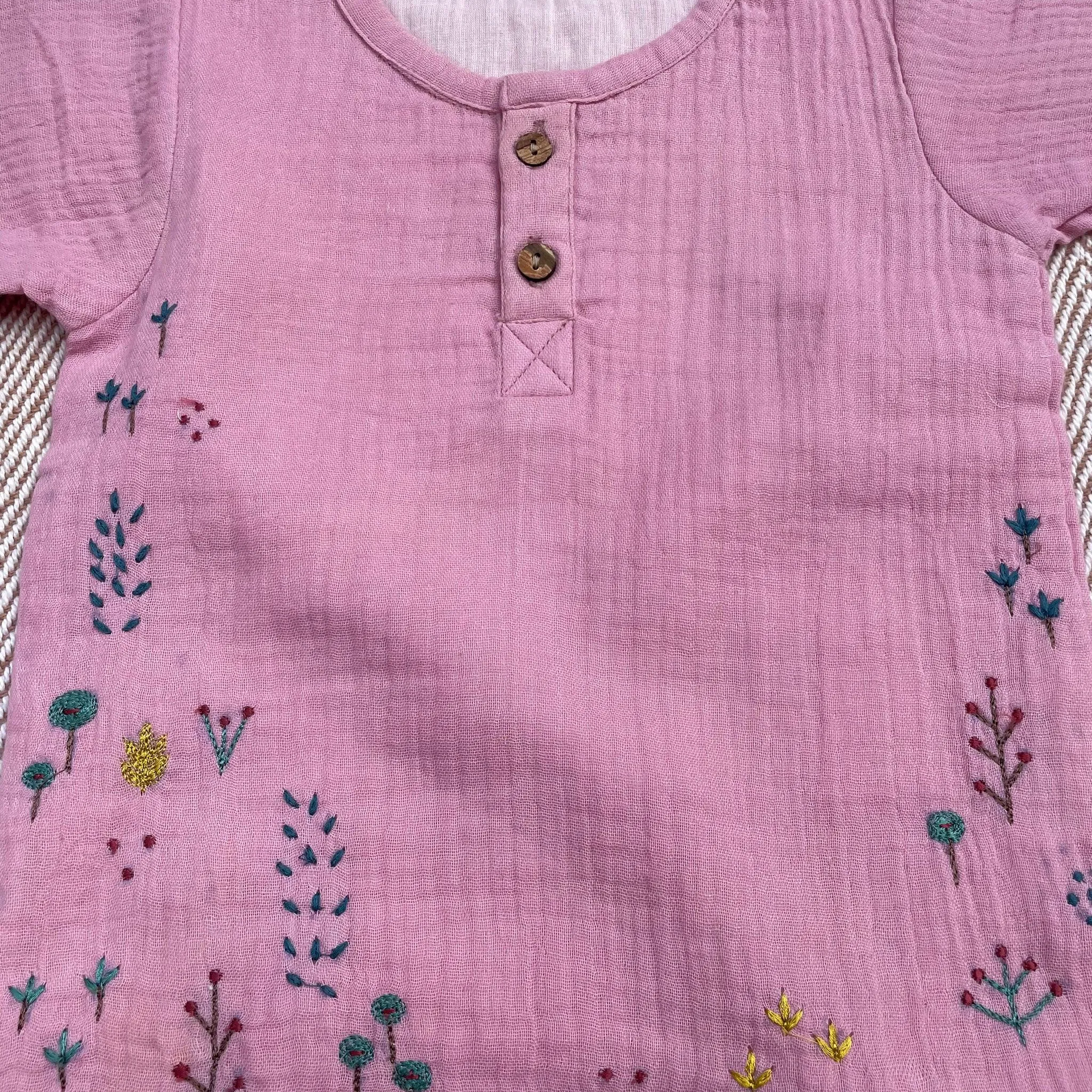 Crinkled muslin Autumn Co-ord