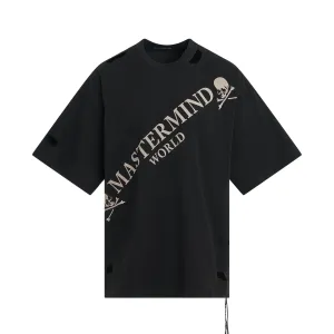 Damaged Oversized T-Shirt in Black