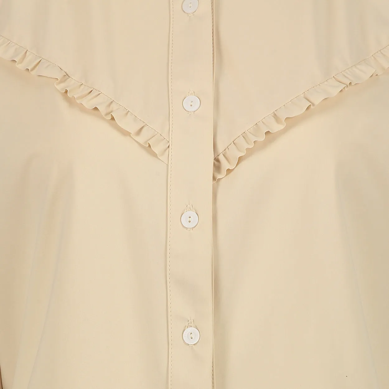 Dela Blouse Technical Jersey | Beige