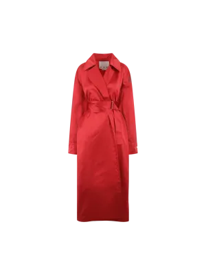Duchesse Satin Trench Coat