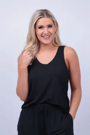 Eberjey Gisele Everyday Tank in Black