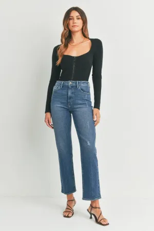 Ella Dark Straight Jean