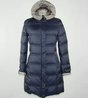 Emilio Romanelli Chic Blue Polyester Down Jacket