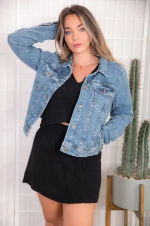 Free People Rumors Denim Jacket