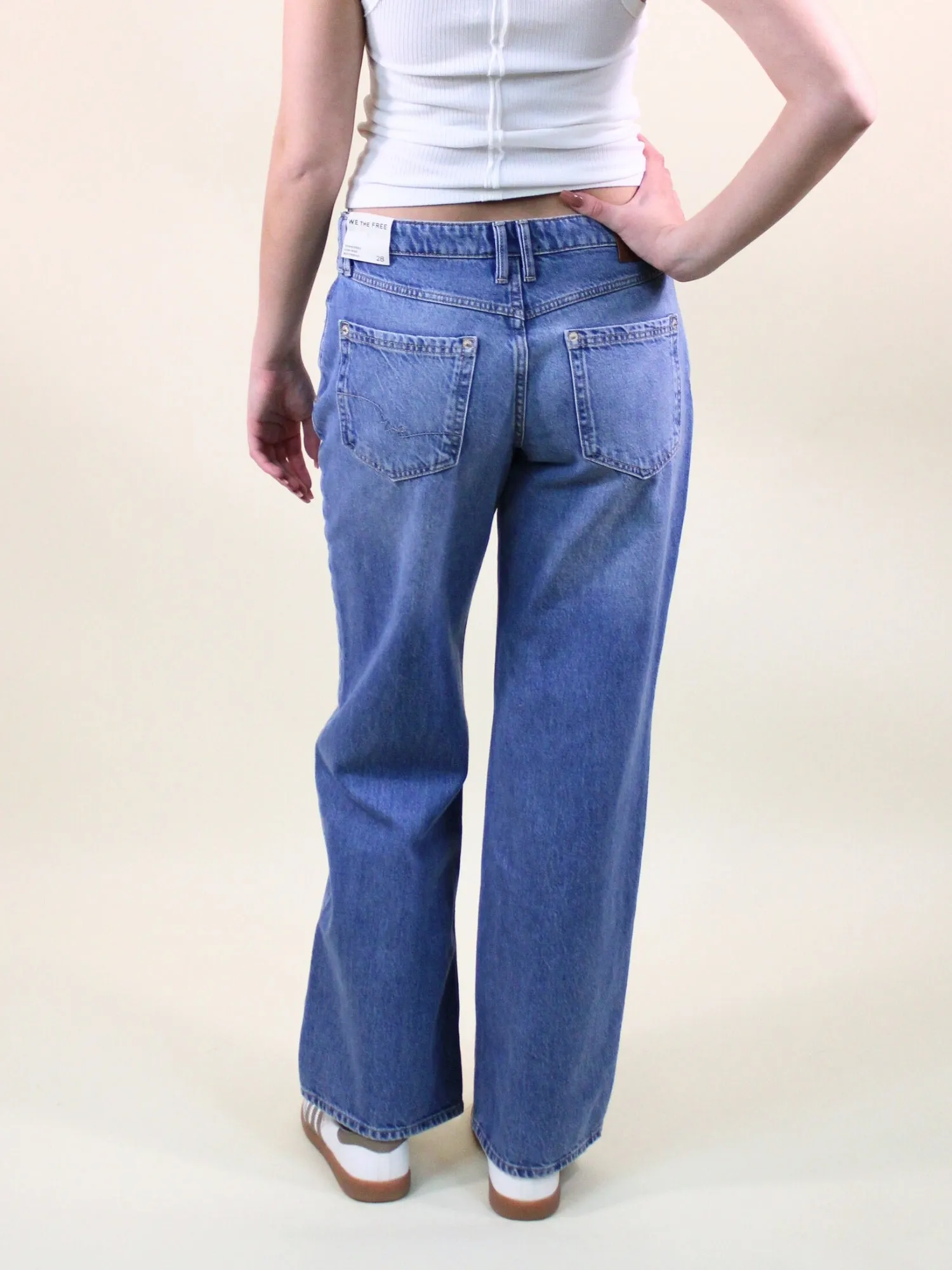 Free People Tennessee Low Rise Boyfriend Jeans