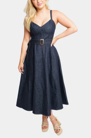 Gabi Denim Midi Dress