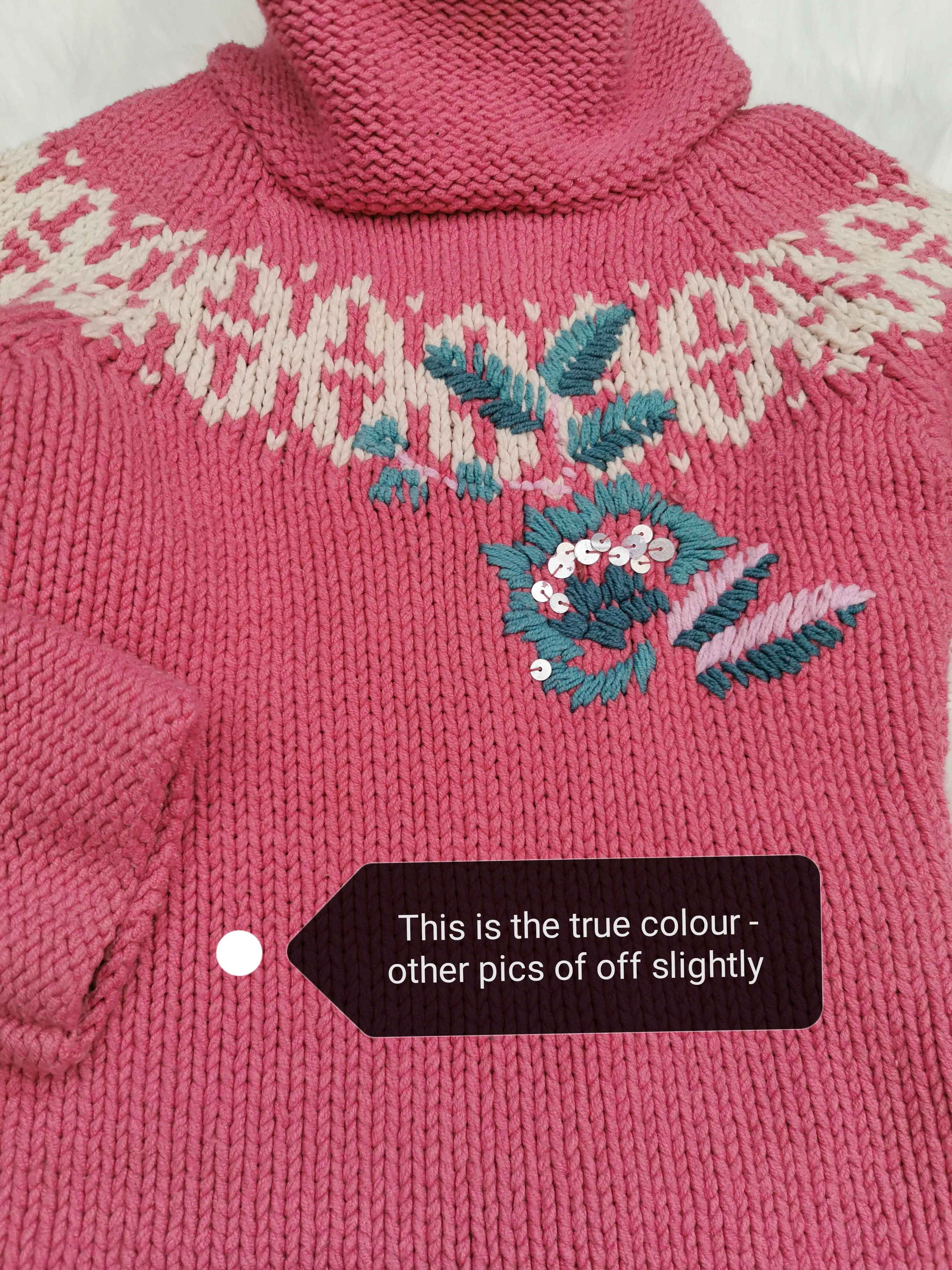 GIRL SIZE 2 YEARS - MEXX, Soft & Warm Knit Sweater EUC B54