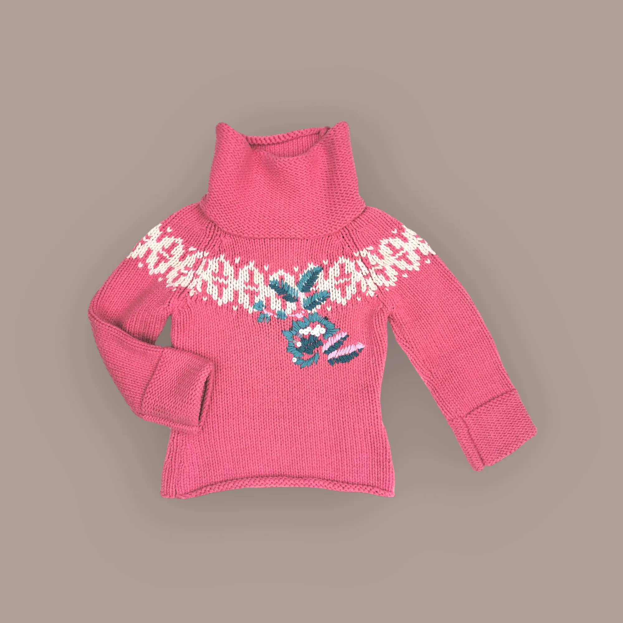 GIRL SIZE 2 YEARS - MEXX, Soft & Warm Knit Sweater EUC B54