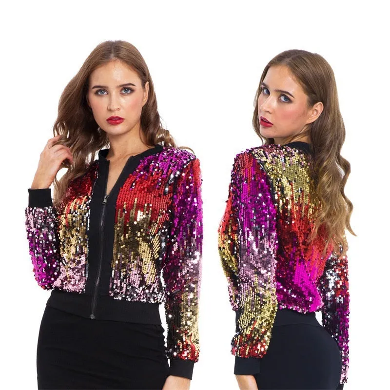 Glitter Sequin Jacket