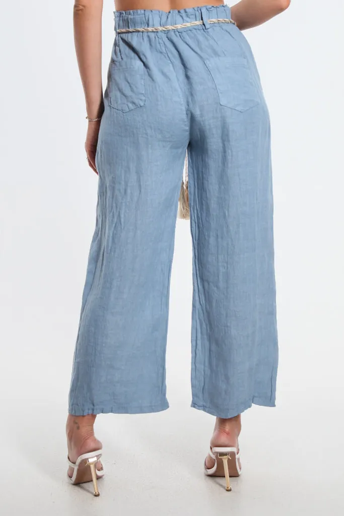 Gracy Linen Pull On Pant (PL181)