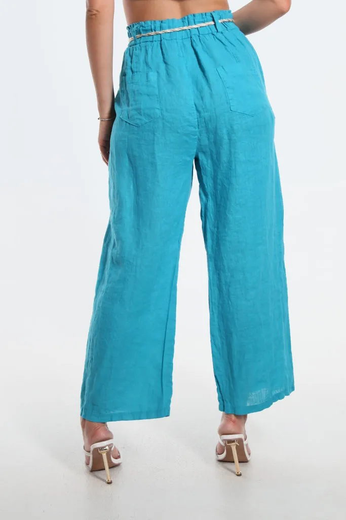 Gracy Linen Pull On Pant (PL181)