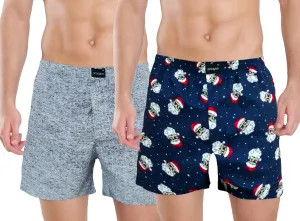 Grey & Santa Boxers Combo